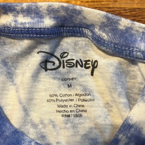 disney brand mickey tie dye t shirt, size M - Picture 3 of 3